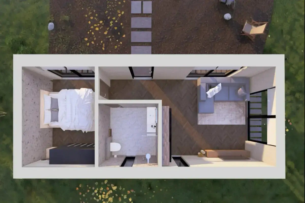 Kaip pasirinkti modulinio namo dydį: 20, 40, 60 ar 100 m²?